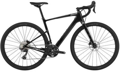 Black bicycle on a white background