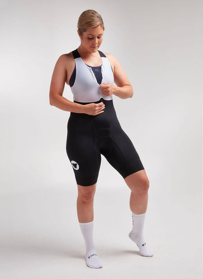 Women's Body Bib - Black - Brickell Bikes