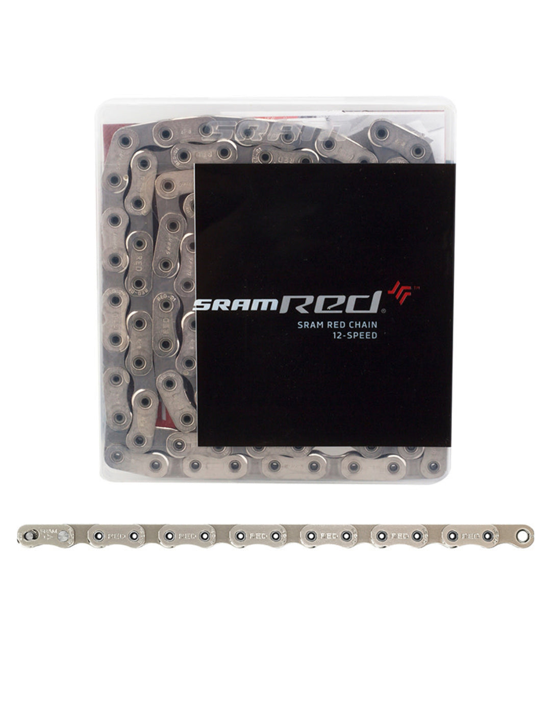 SRAM RED AXS Chain - 12-Speed, 114 Links, Flattop, Silver 